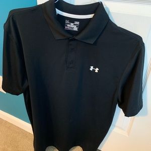 Under Armour Black Polo Large